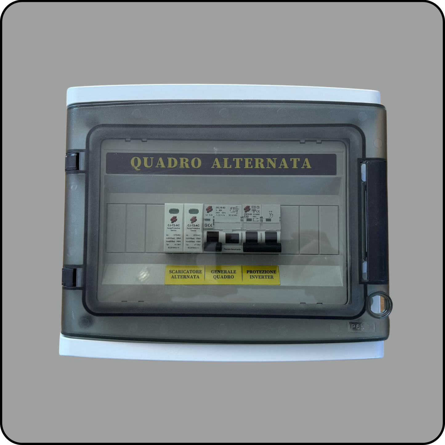 QUADRO 12 MODULI FOTOVOLTAICO ALTERNATA