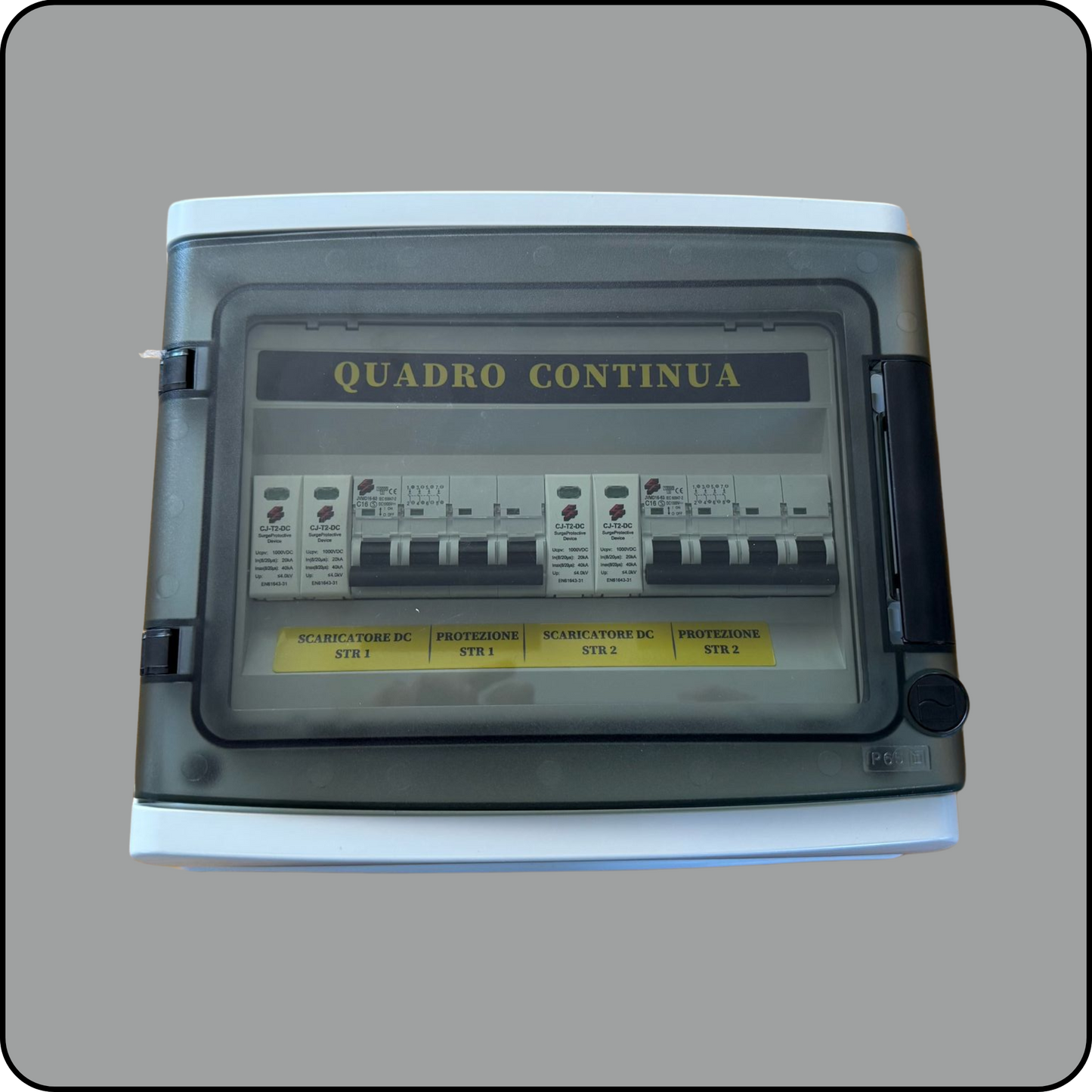 QUADRO 12 MODULI FOTOVOLTAICO CONTINUA